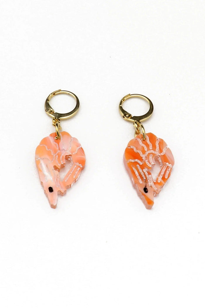 DCONSTRUCT Boucles d'Oreilles Petite Crevette