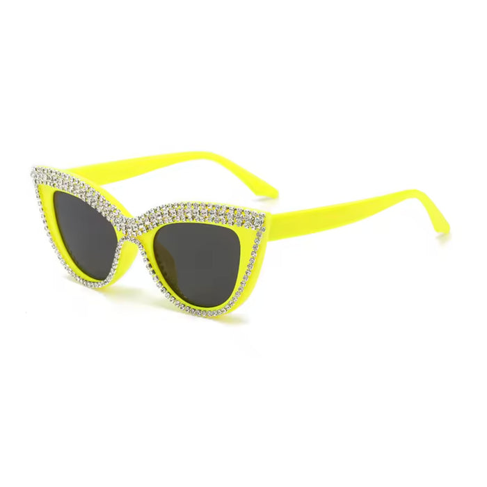 Diana- the Rhinestone Cat Eye Sunglasses 4 Colors