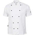 DNC Workwear Hospitality & Chefwear White / XS DNC WORKWEAR Cool-Breeze Cotton Short Sleeve Chef Jacket 1103