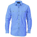 DNC Workwear Work Wear XS DNC Workwear Cotton Chambray Shirt , Twin Pocket - Long Sleeve