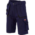 DNC Workwear Work Wear Navy / 102R DNC WORKWEAR Duratex Cotton Duck Weave Tradies Cargo Shorts - With Twin Holster Tool Pocket 3336