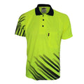 DNC Workwear Work Wear DNC WORKWEAR Hi-Vis Sublimated Stripe Polo 3565