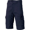 DNC Workwear Work Wear Navy / 77R DNC WORKWEAR Island Duck Weave Cargo Shorts 4533