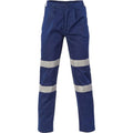 DNC Workwear Work Wear Navy / 72R DNC WORKWEAR Middle Weight Double Hoops Taped Pants 3354
