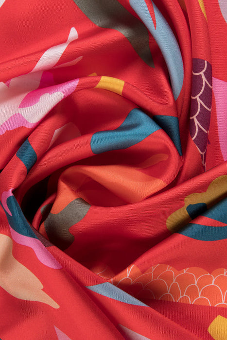 DORA NOLA Foulard en Soie 90 - All the Way