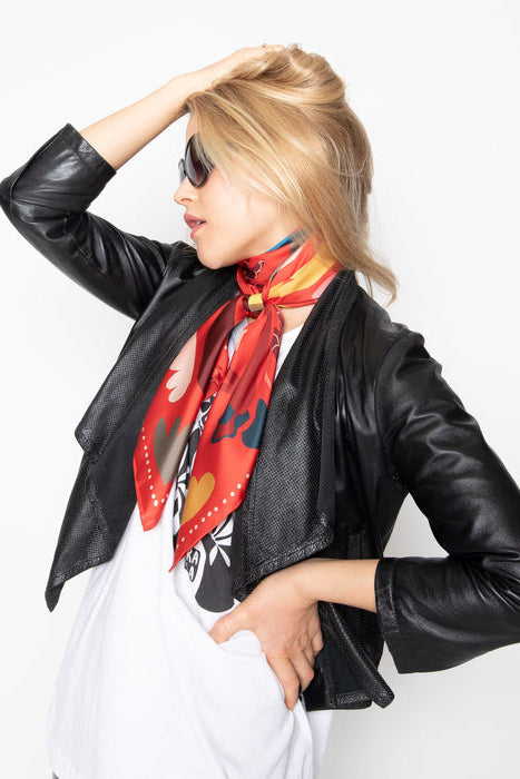 DORA NOLA Foulard en Soie 90 - All the Way