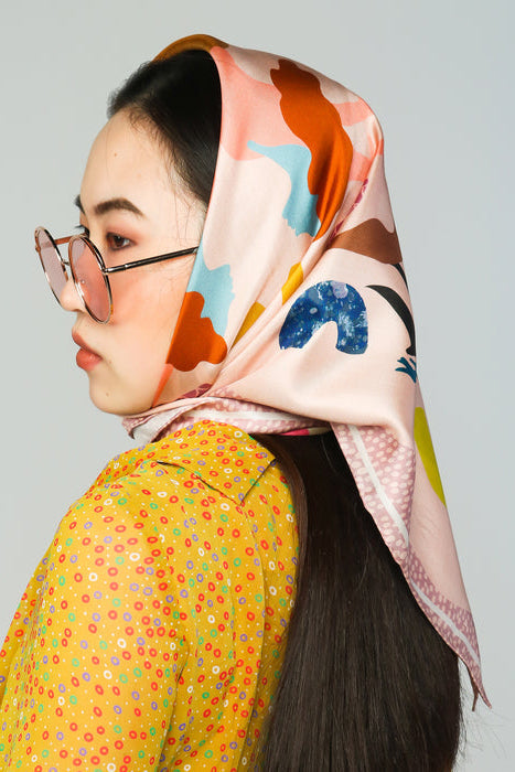 DORA NOLA Foulard en Soie 90 - She/Her