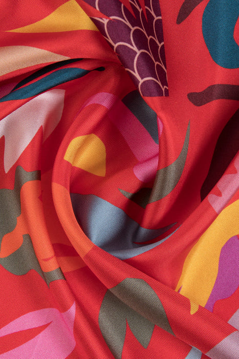 DORA NOLA Petit Foulard en Soie 50 - All the Way