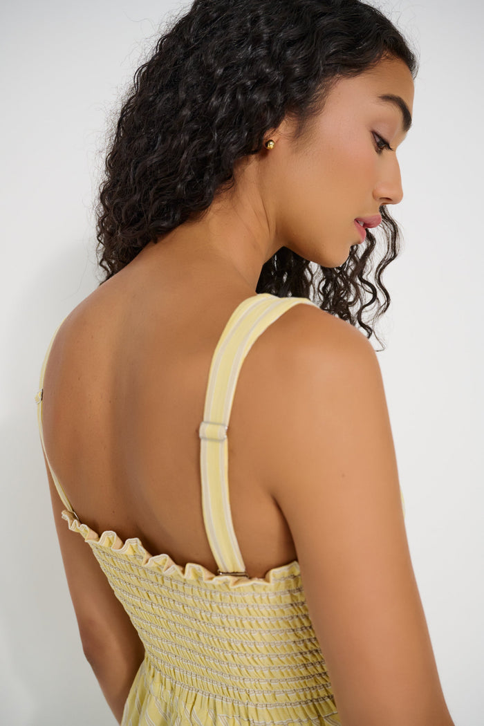 DORSALI Robe Twisted Basics - Sunbeam Stripe