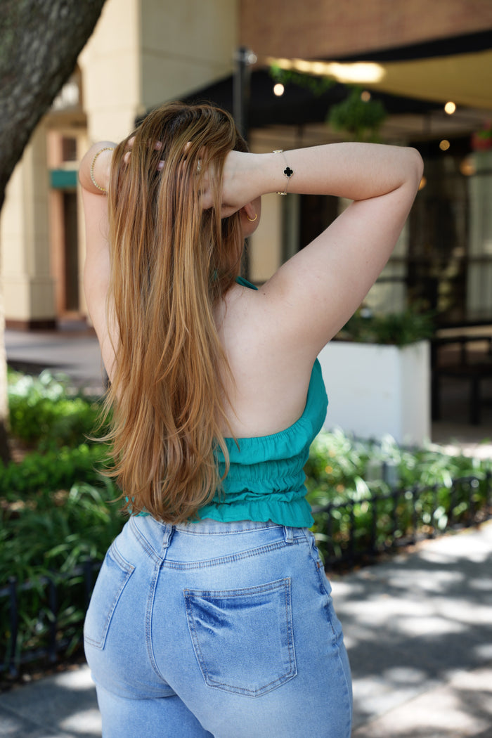 Elisa Mexican Embroidery Halter Top