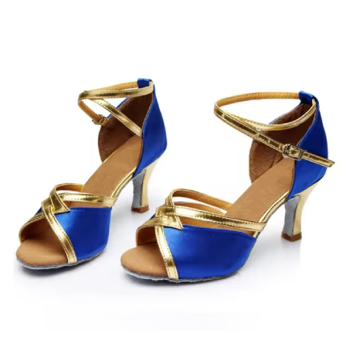 Elise- the Velvet Strappy Tango Shoes 3 Colors