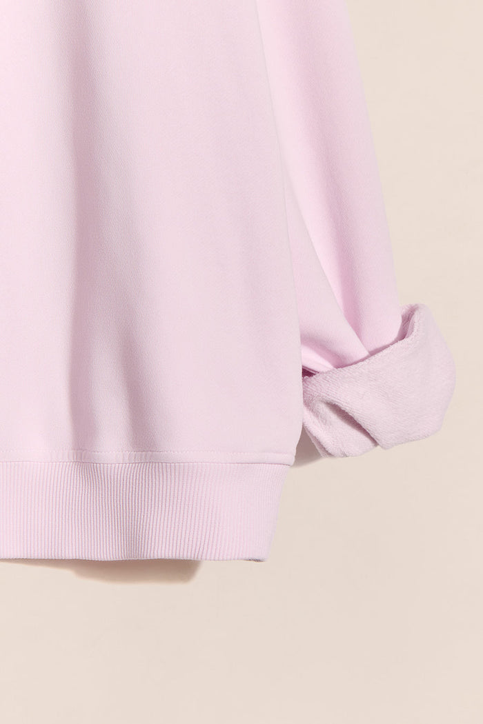 ÉMOI ÉMOI Crewneck L'amour est Déclaré - Rose Clair
