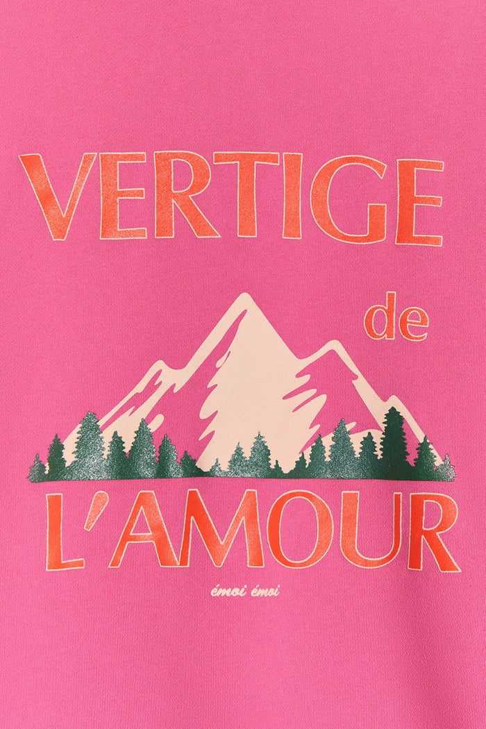 ÉMOI ÉMOI Crewneck Vertige de l'Amour - Fuschia