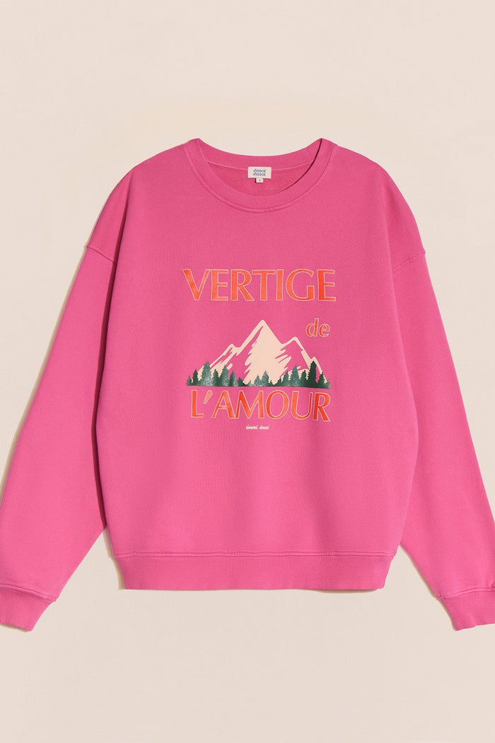 ÉMOI ÉMOI Crewneck Vertige de l'Amour - Fuschia