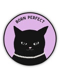 FOONIE Autocollant Chat Noir Fancy