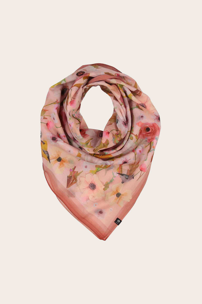 FRAAS Foulard Carré à motifs floraux