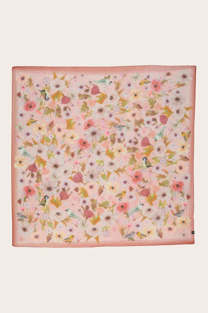 FRAAS Foulard Carré à motifs floraux