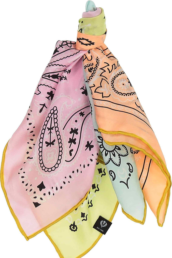 FRAAS Foulard en Soie Bandana Patchwork