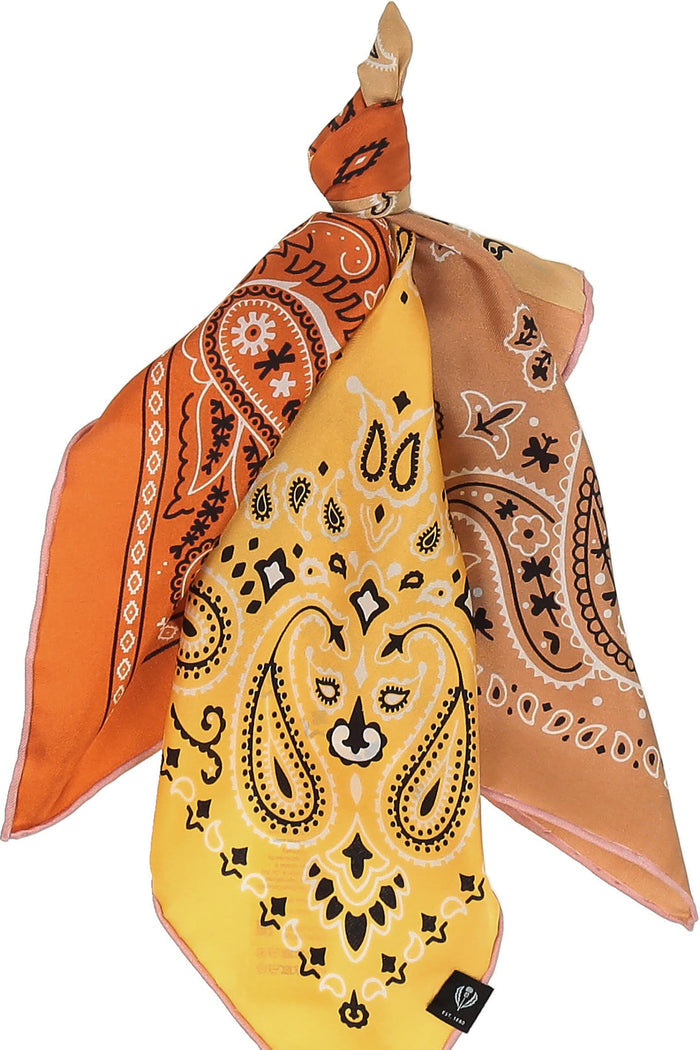 FRAAS Foulard en Soie Bandana Patchwork