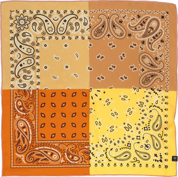 FRAAS Foulard en Soie Bandana Patchwork
