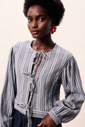 FRNCH PARIS Blouse Amurina - Bleu Jean