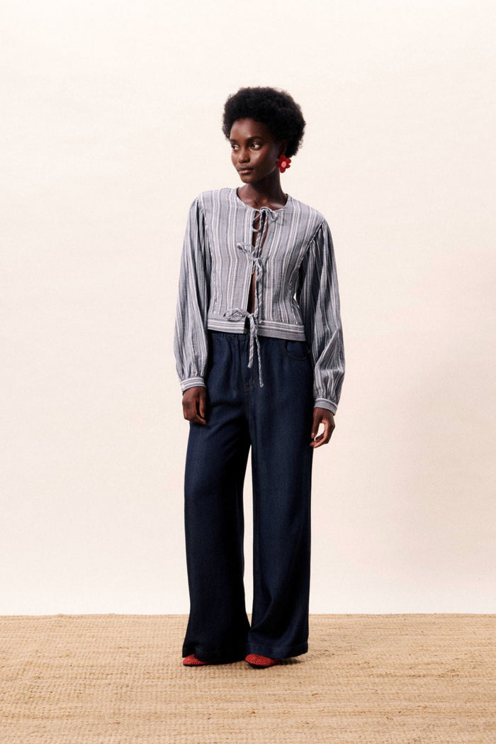 FRNCH PARIS Blouse Amurina - Bleu Jean