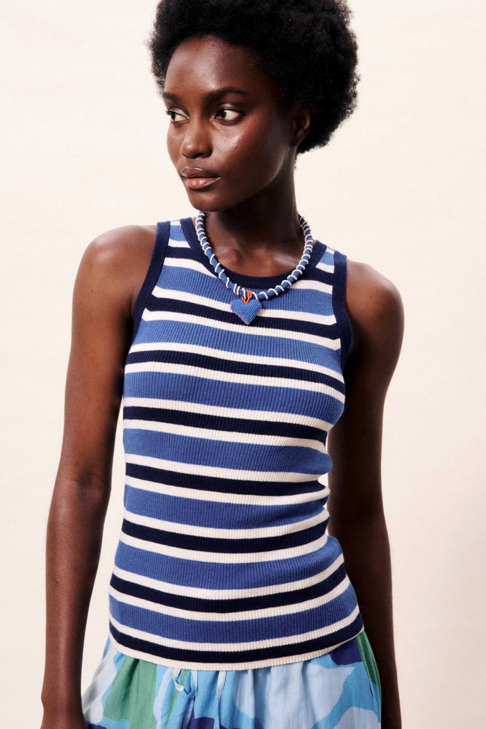 FRNCH PARIS Camisole Ceruleen - Bleu Marine