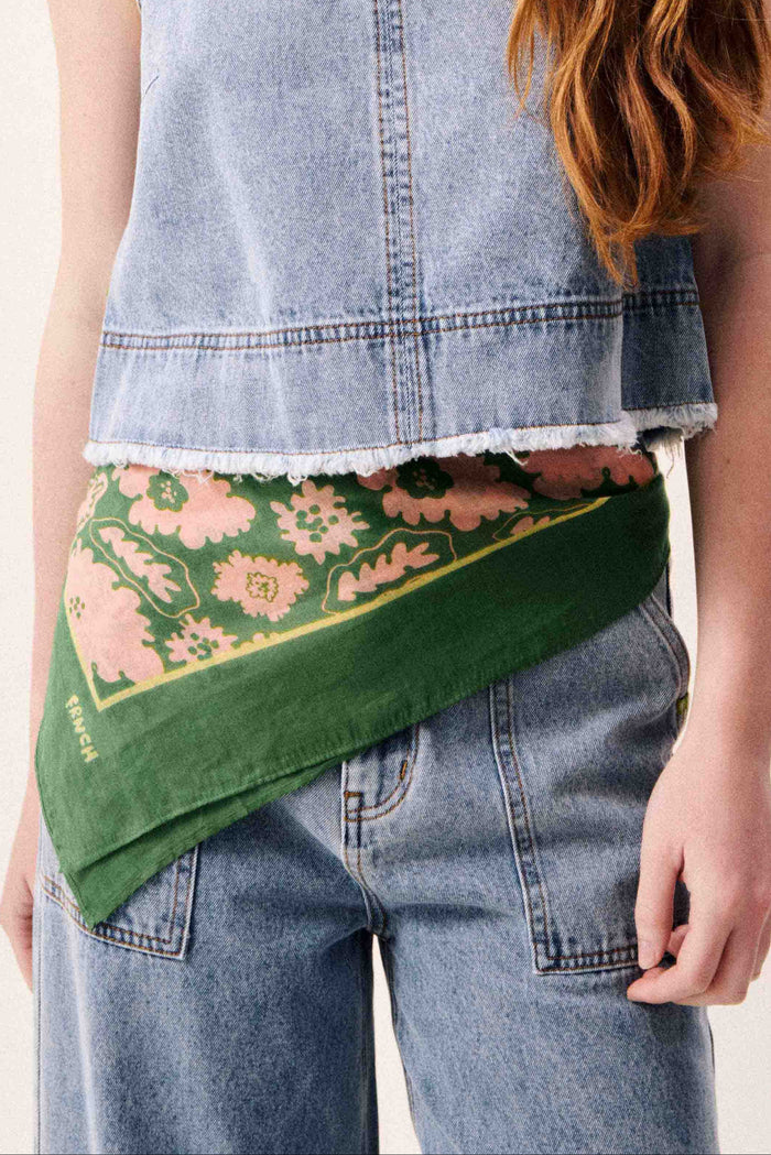 FRNCH PARIS Foulard Hannoki - Vert