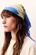 FRNCH PARIS Foulard Plitvice - Bleu Azur