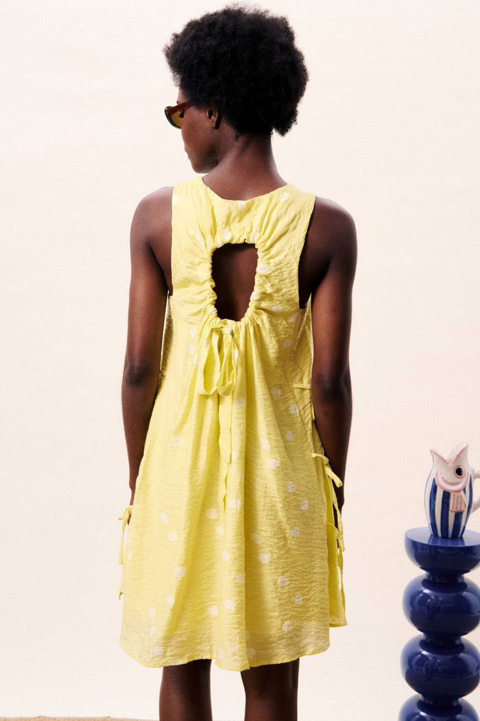 FRNCH PARIS Robe Ilhabela - Jaune Pâle