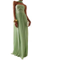 Gemma- the Seafoam Green Chiffon Evening Gown With Scarf