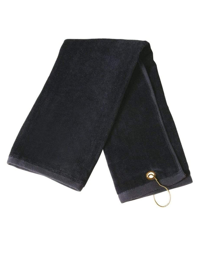 Australian Industrial Wear Work Wear GOLF TOWEL WITH RING & HOOK TW01A