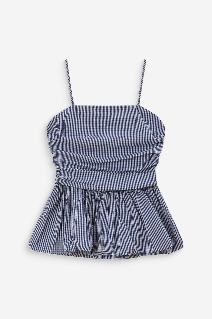 GRACE & MILA Bustier Péplum Valo - Marine