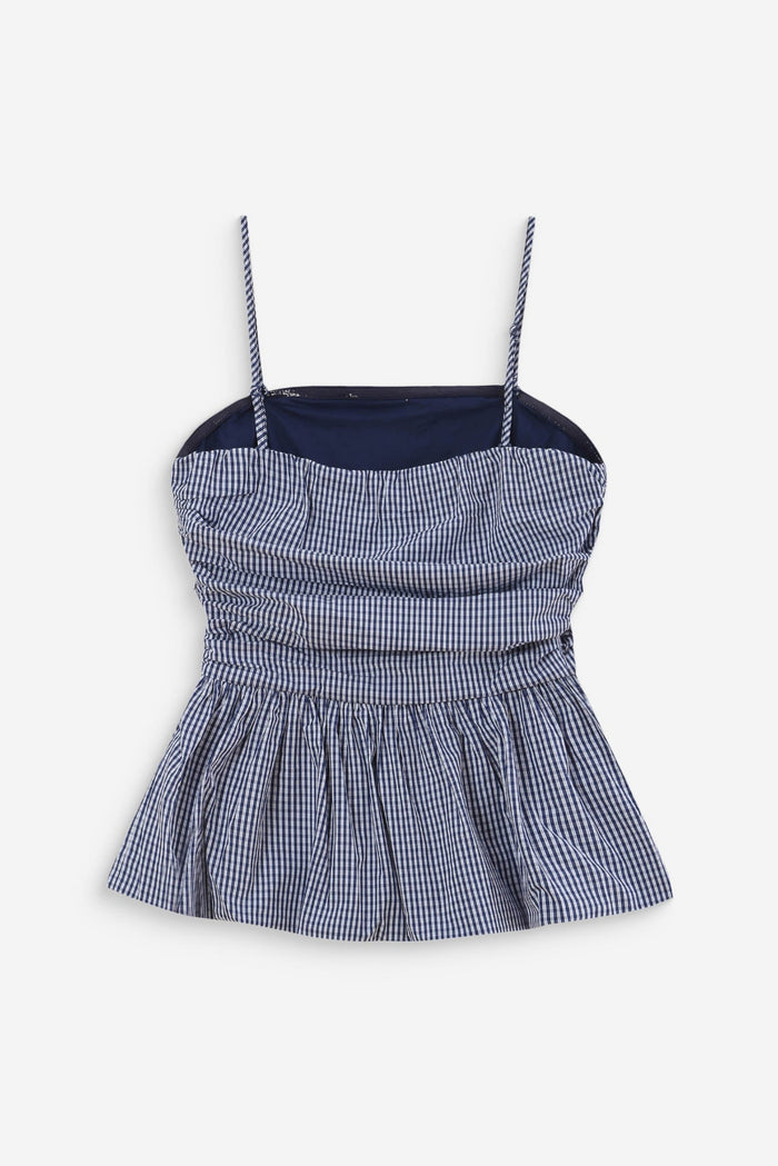 GRACE & MILA Bustier Péplum Valo - Marine