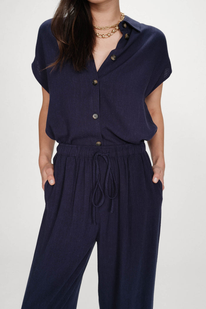 GRACE & MILA Pantalon Raven - Marine