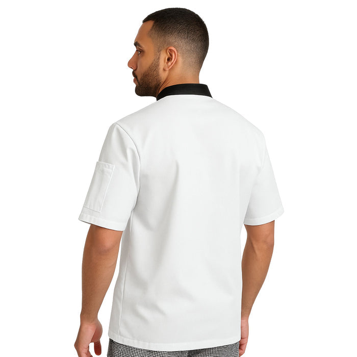Half Contrast Chef Coat Pack of 2