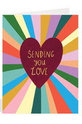 HALFPENNY POSTAGE Mini Carte Envoie de l'Amour