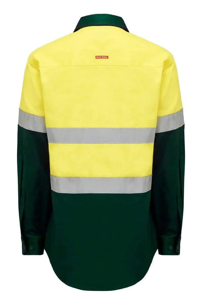 Hard Yakka Long Sleeve Hi Vis Taped Shirt Y04610 Work Wear Hard Yakka