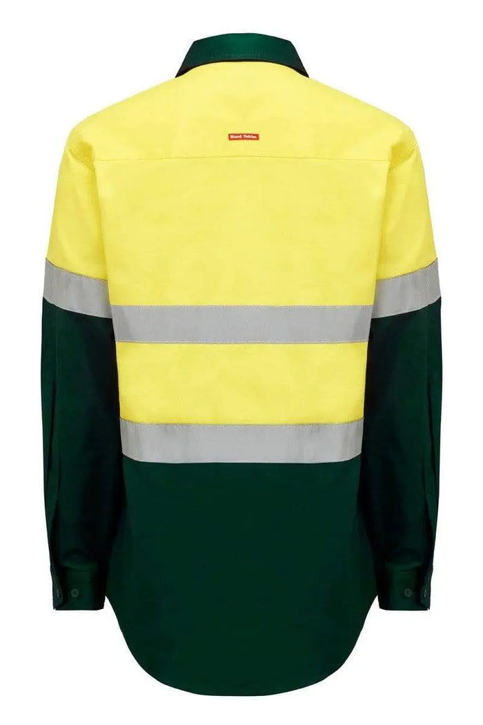 Hard Yakka Long Sleeve Hi Vis Taped Shirt Y04610 Work Wear Hard Yakka