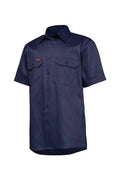 Hard Yakka Short Sleeve Vented Shirt Y04625 Work Wear Hard Yakka Navy (NAV) S