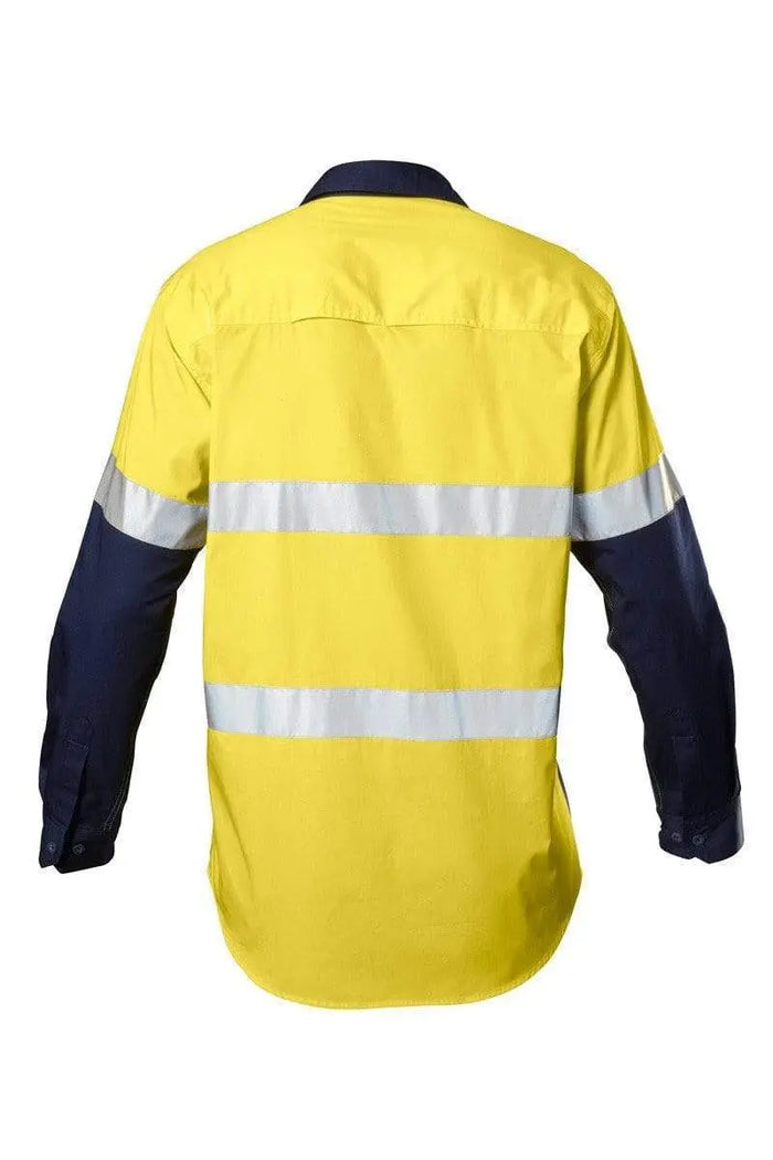 Hard Yakka Two Toned Reflective Vented Hi Vis Shirt Y07978 Work Wear Hard Yakka