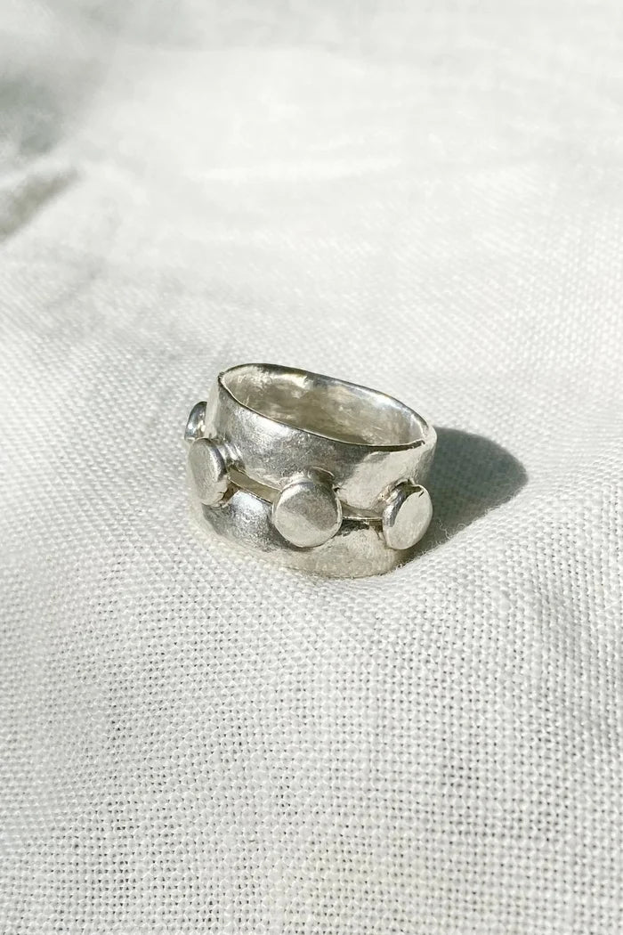 HAWKLY Bague Dynasty - Argent