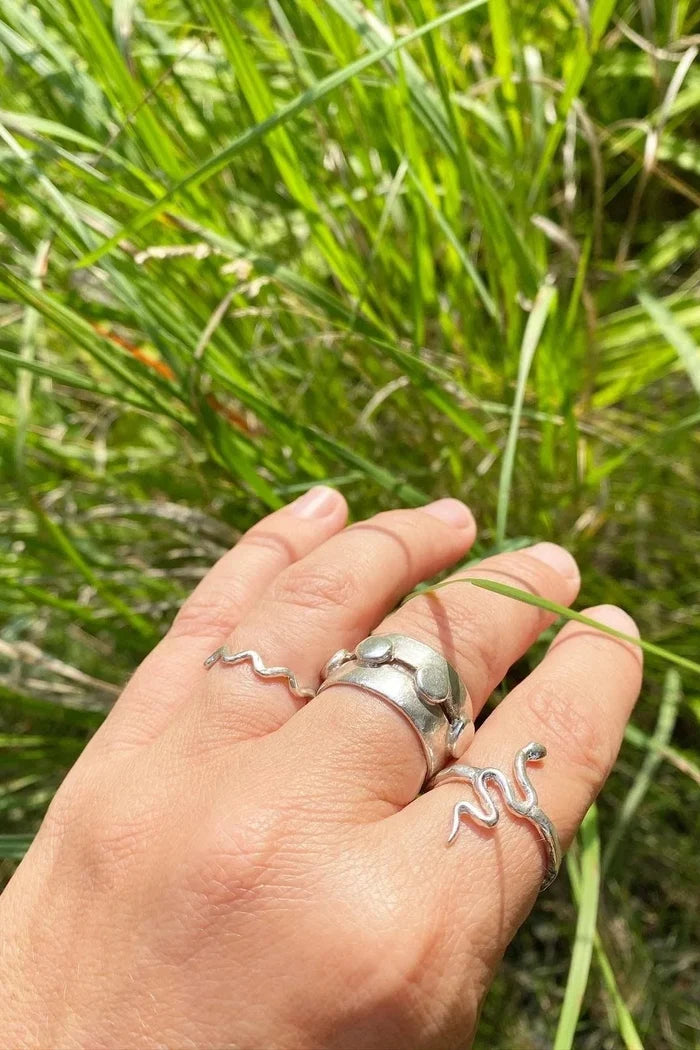 HAWKLY Bague Dynasty - Argent