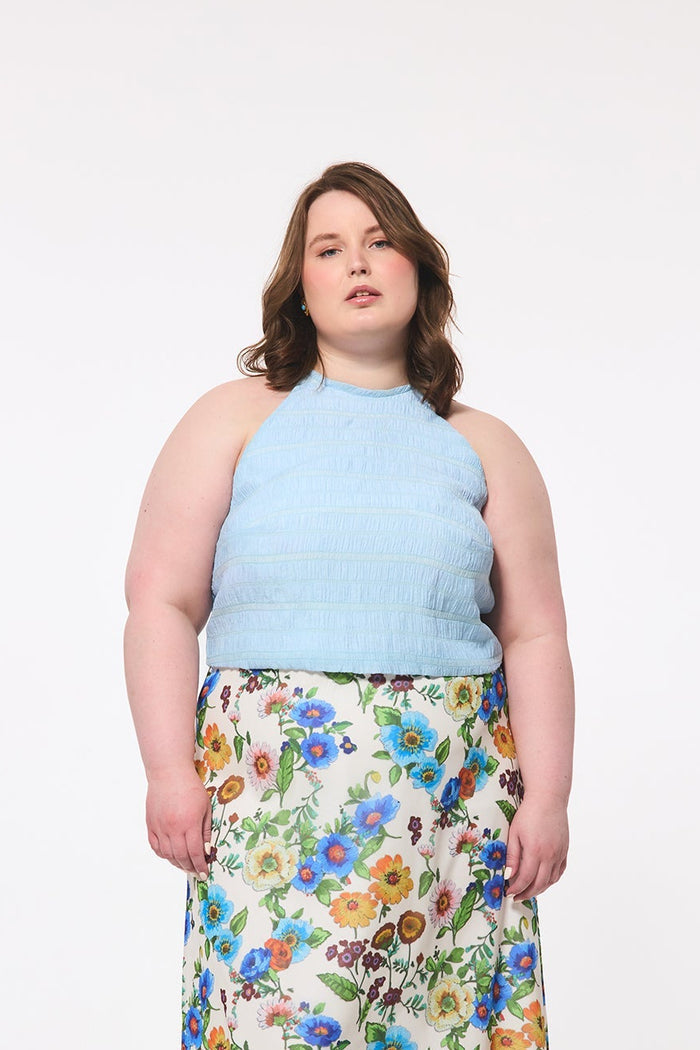 HILARY MACMILLAN Dos Nu Texturé - Bleu