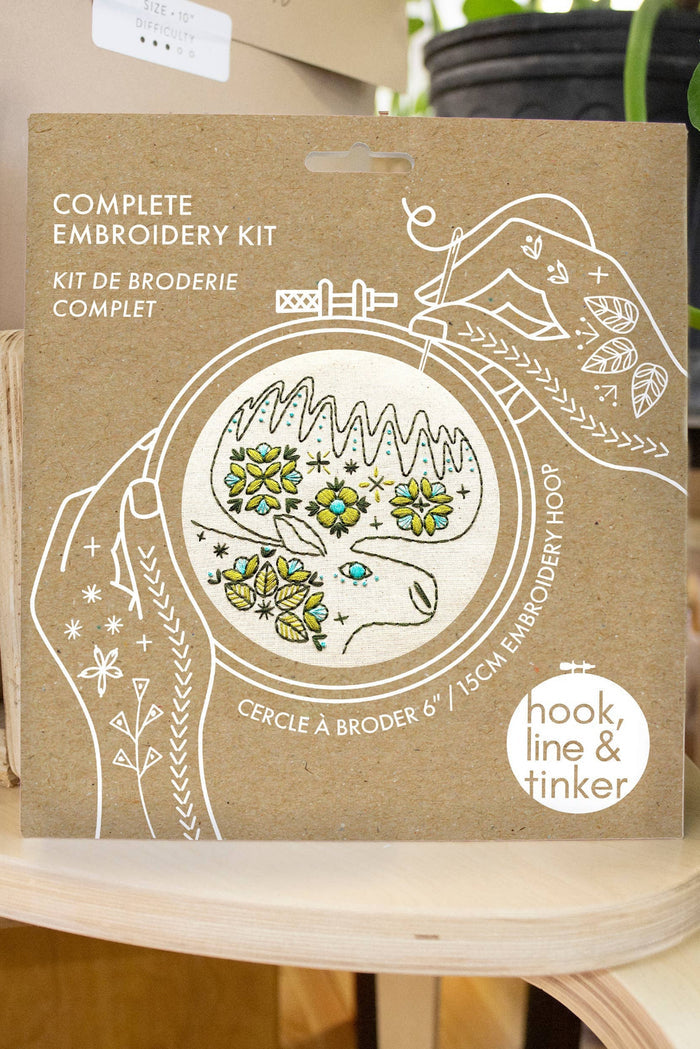 HOOK LINE & TINKER Kit de Broderie - Moose