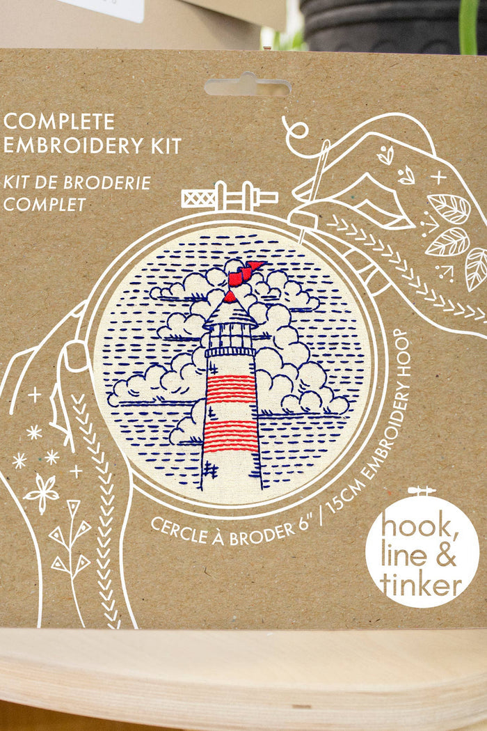 HOOK LINE & TINKER Kit de Broderie - Phare