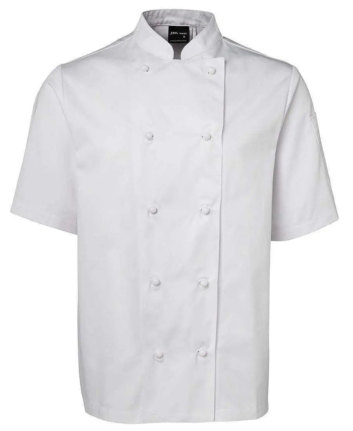 Jb's Wear Hospitality & Chefwear White / XS JB'S Short Sleeve Unisex Chefs Jacket 5CJ2