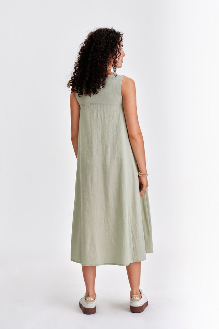 JENNIFER GLASGOW Robe Luna II - Sauge