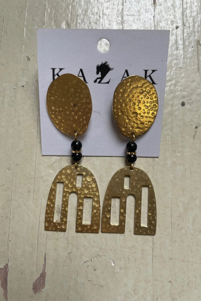 KAZAK Boucles d'Oreilles Mallawi - Noir