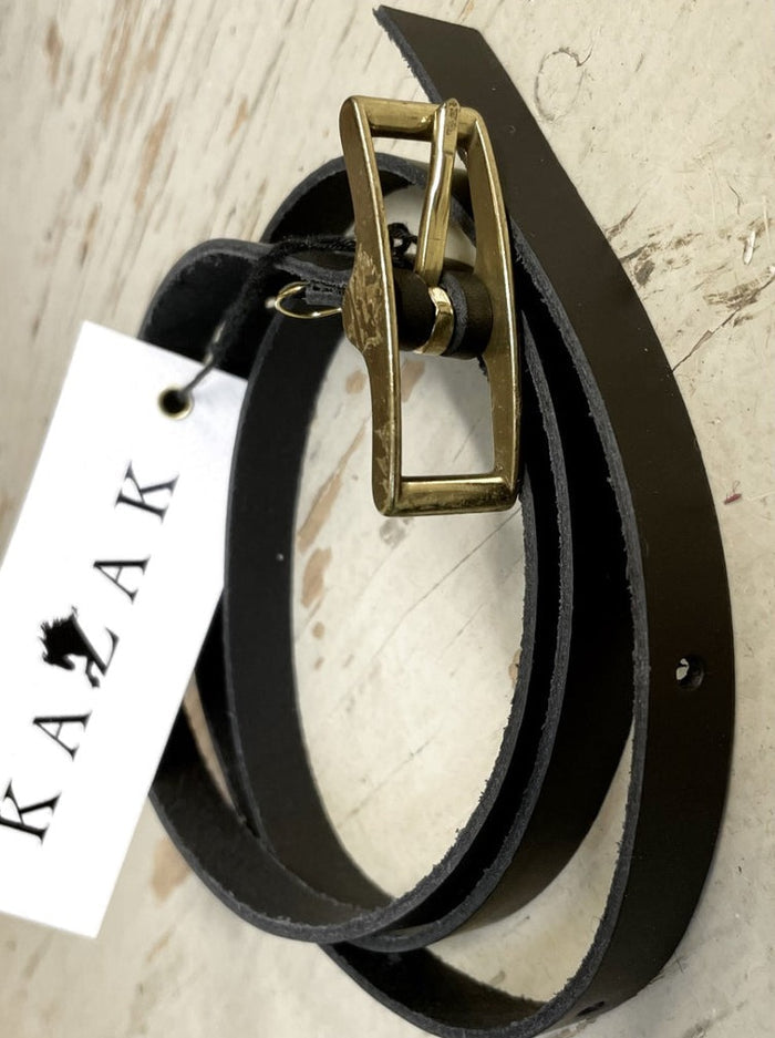 KAZAK Ceinture Uno 1/2 " - Noir